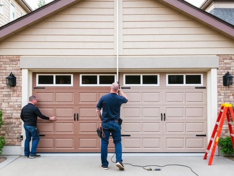 Professional installation service for garage doors