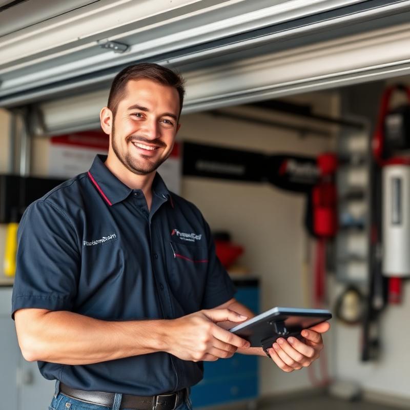 Professional garage door technician from Garage Door Mulino team
